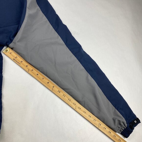 Footjoy FJ Mens Golf Jacket Blue and Gray Size Large - Flaw - Picture 13 of 16